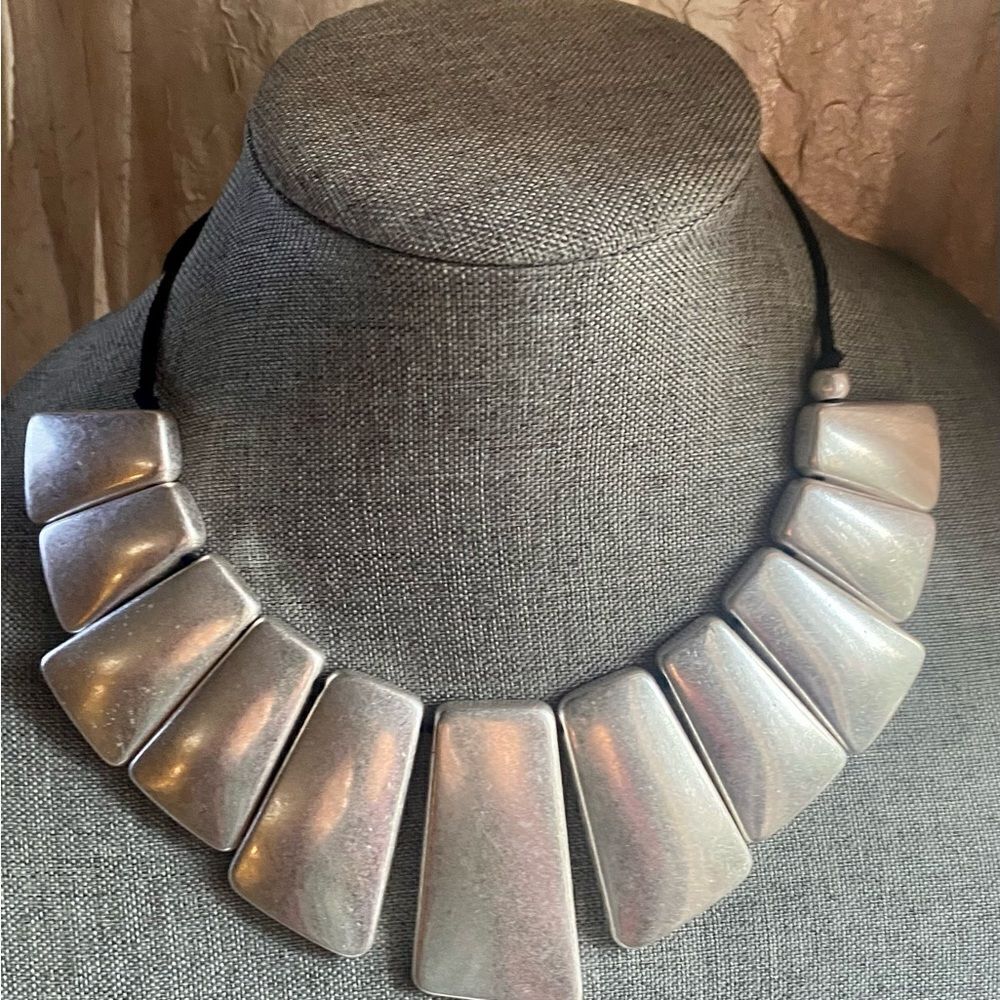 MarlaWynne Abstract Tube Station Necklace